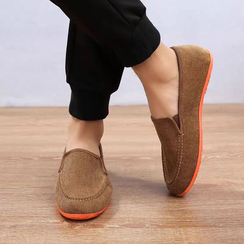 Sports Equipment Brands - Sepatu Loafer Kanvas Hijau Brand Dad