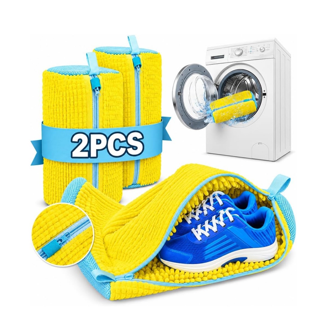 Sports Equipment Dryer - Tas Sepatu Laundry 2-Potong, Tas Pembersih