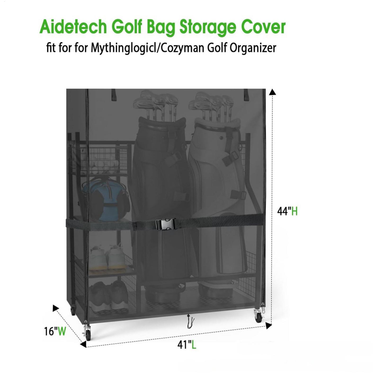 Sports Equipment Garage Organizer - Penutup Stand Tas Golf Oxford Anti