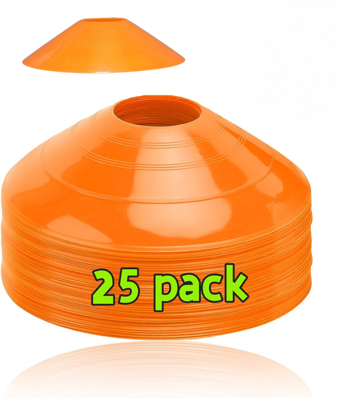 Sports Equipment Football - 25 Paket Kerucut Sepak Bola, Pelat