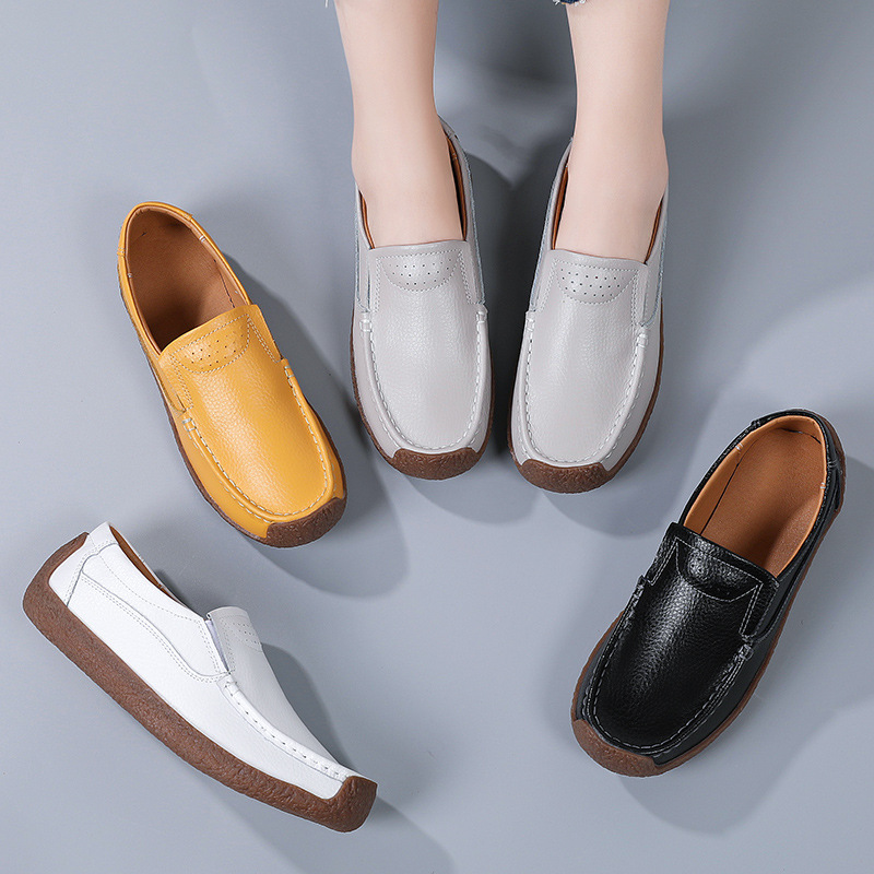 Sepatu Kasual Wanita Kulit Asl - Sports Equipment Brands ulasan dan harga