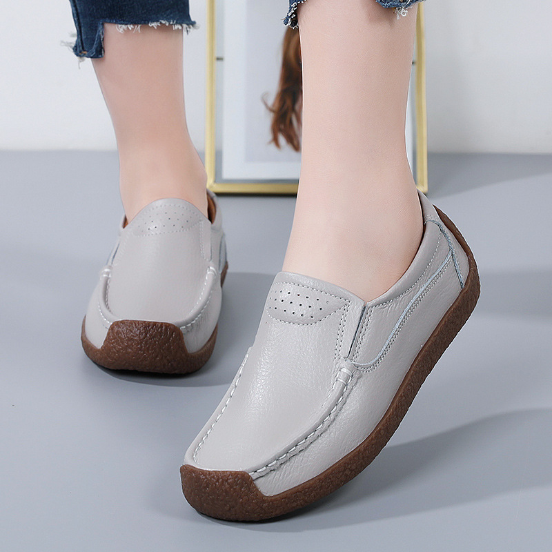 Sepatu Kasual Wanita Kulit Asl - Sports Equipment Brands ulasan dan harga
