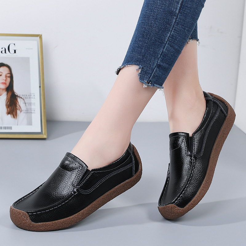 Sepatu Kasual Wanita Kulit Asl - Sports Equipment Brands ulasan dan harga