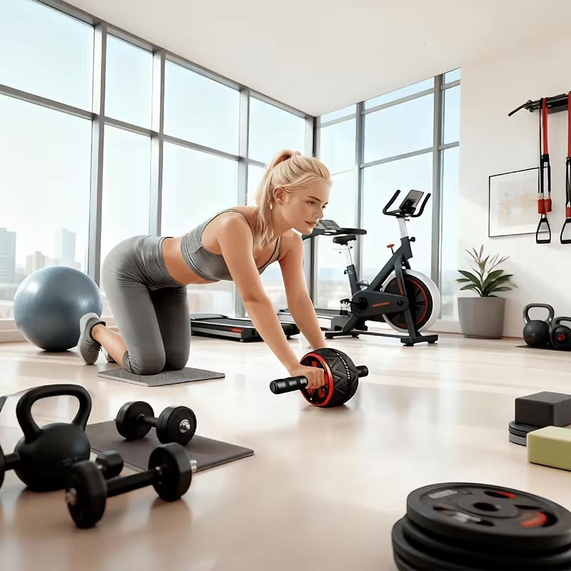 Roda Ab Roller dan Matras Lutu - Sports Equipment At Home ulasan dan harga