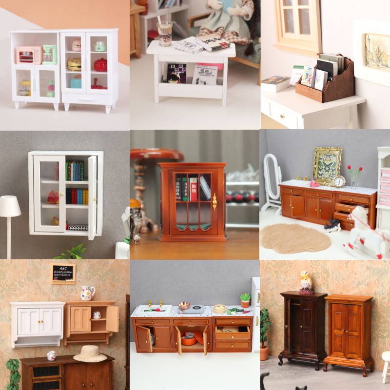 1:12 Rumah Boneka Miniatur Lem - Sports Equipment Locker ulasan dan harga