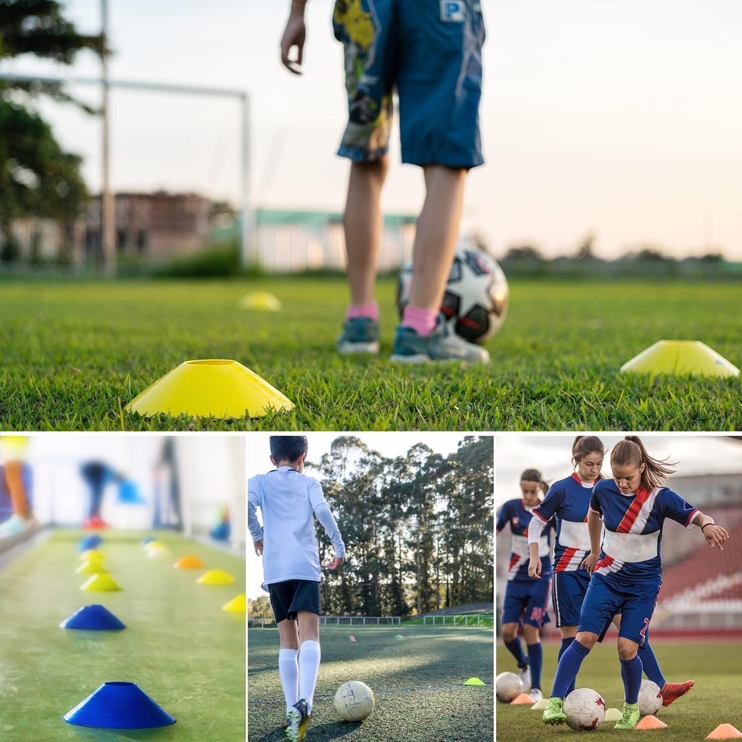 5 Buah Pelat Kerucut Sepak Bol - Sports Equipment Football ulasan dan harga