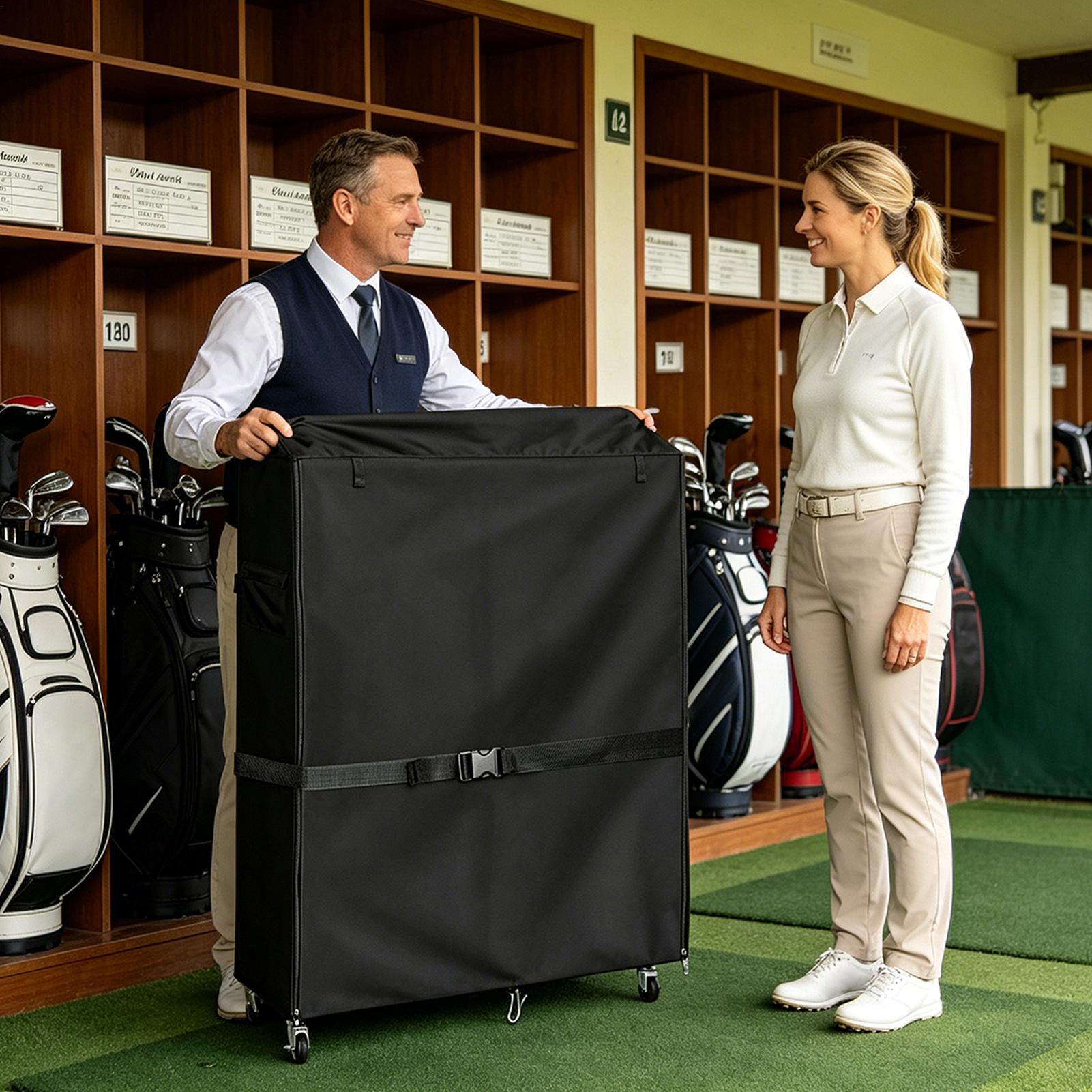 Penutup Penyimpanan Tas Golf O - Sports Equipment Garage Organizer ulasan dan harga
