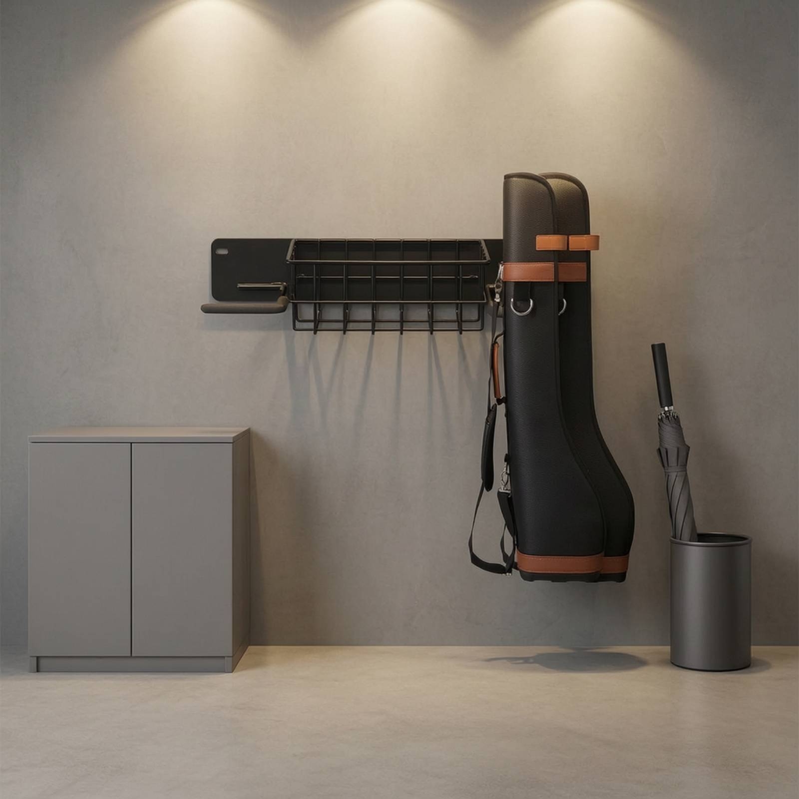 Rak Penyimpanan Golf yang Dipa - Sports Equipment Garage Organizer ulasan dan harga