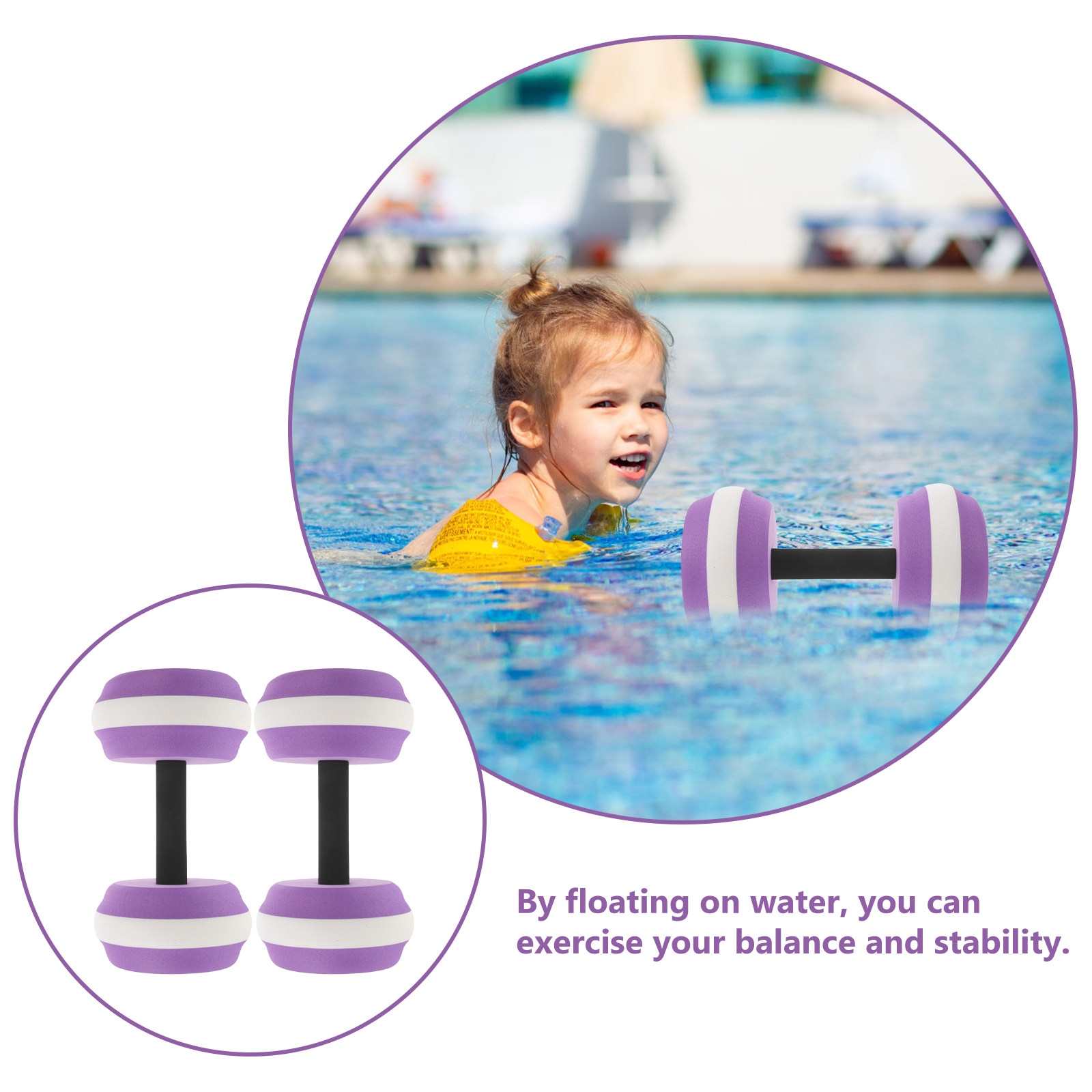 1 Pasang Dumbbell Air untuk Ko - Pull Buoy Swimming ulasan dan harga