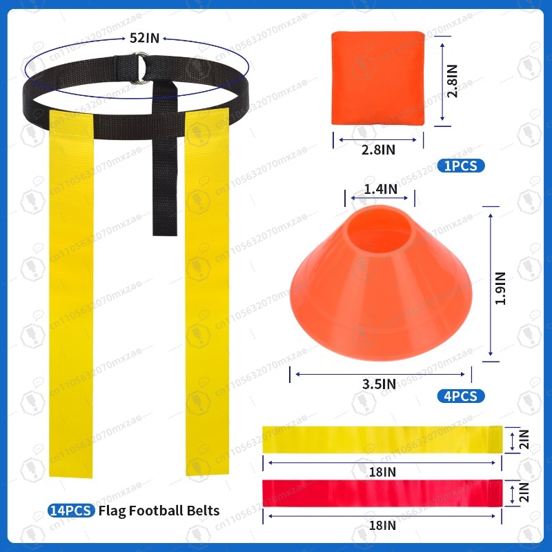 Set Sabuk Flag Football Gaya A - Sports Equipment Football ulasan dan harga