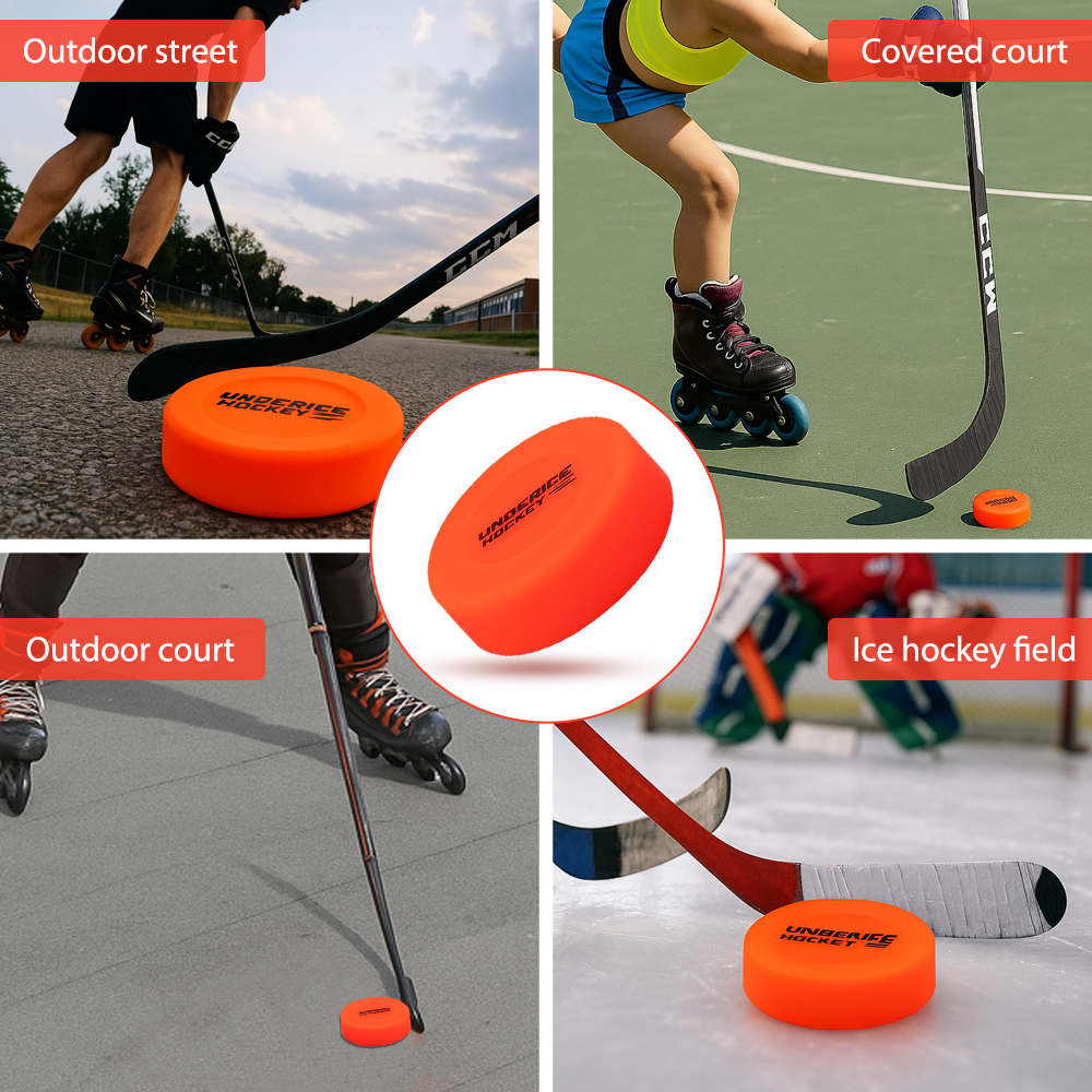 2 Buah Puck Hoki Es Roller Roa - Field Hockey Stick ulasan dan harga