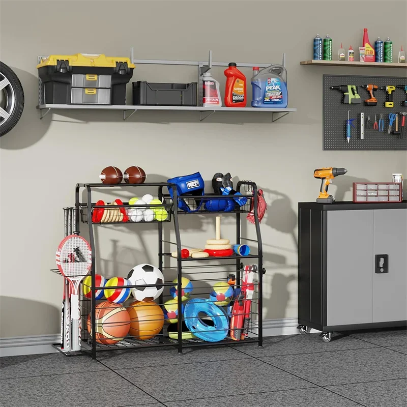 Rak Penyimpanan Bola 2026 Sist - Sports Equipment Garage Organizer ulasan dan harga
